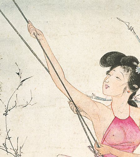椒江-胡也佛的仕女画和最知名的金瓶梅秘戏图